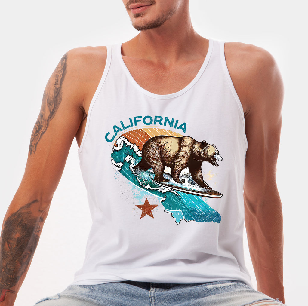 California Surf Bear® T-shirt - The Original Design - Unisex