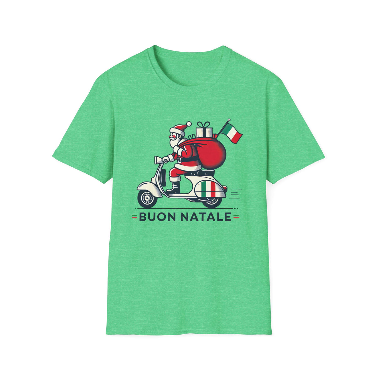 Buon Natale Italian Santa Christmas Shirt | Funny Marry Christmas Shirt | Italy Gift For Her |  Unisex Soft Style T-Shirt