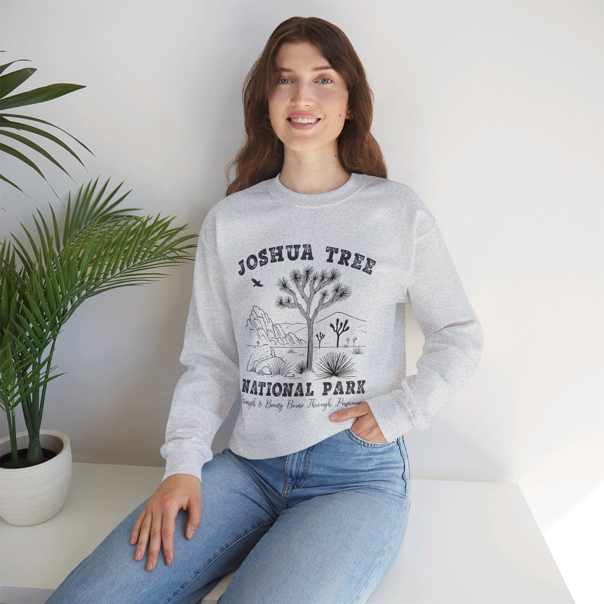 Joshua Tree National Park Shirt | Camping Shirt | California Shirt | Unisex Crewneck Sweatshirt