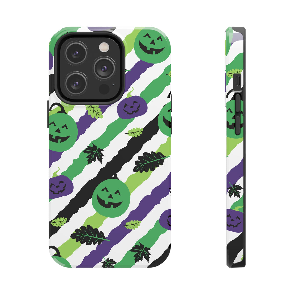 Halloween Pumpkins iPhone Case | iPhone 15 14 13 12 11 Phone Case | Halloween Gift | Tough Impact-resistant Phone Case