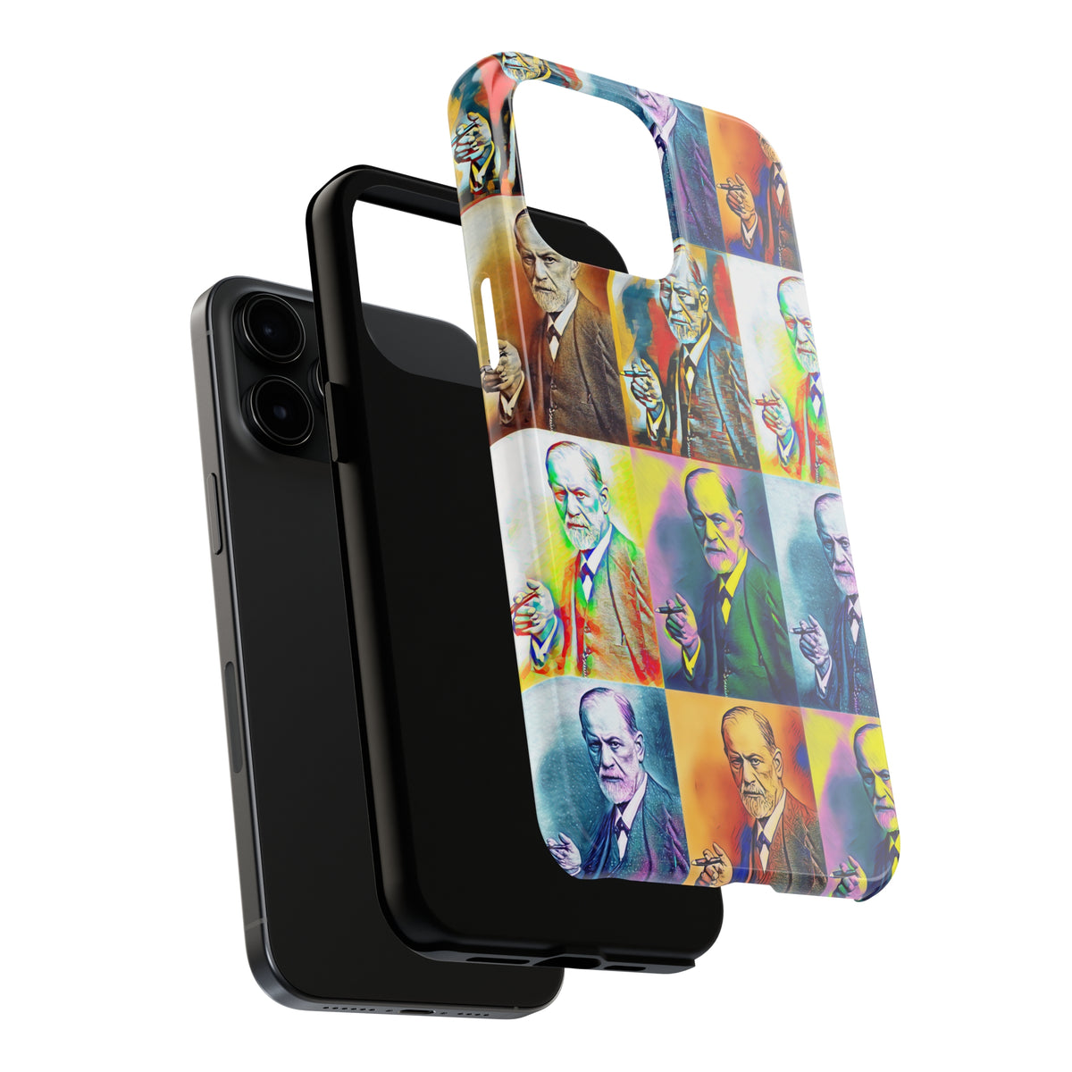 Pop Art Freud iPhone iPhone 15 14 13 12 11 Case (all models) | Psychology Gift | Tough Phone Case