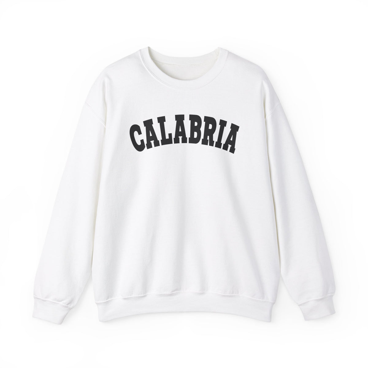 Calabria College Style Italian Shirt | Calabria Italy Italian Gift | Unisex Crewneck Sweatshirt