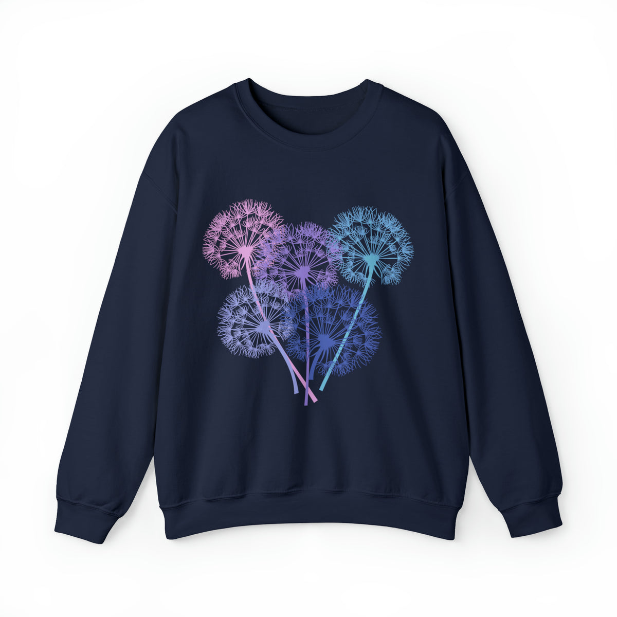 Dandelion Seeds Garden Aesthetic Shirt | Plant Lover Gift | Unisex Crewneck Sweatshirt