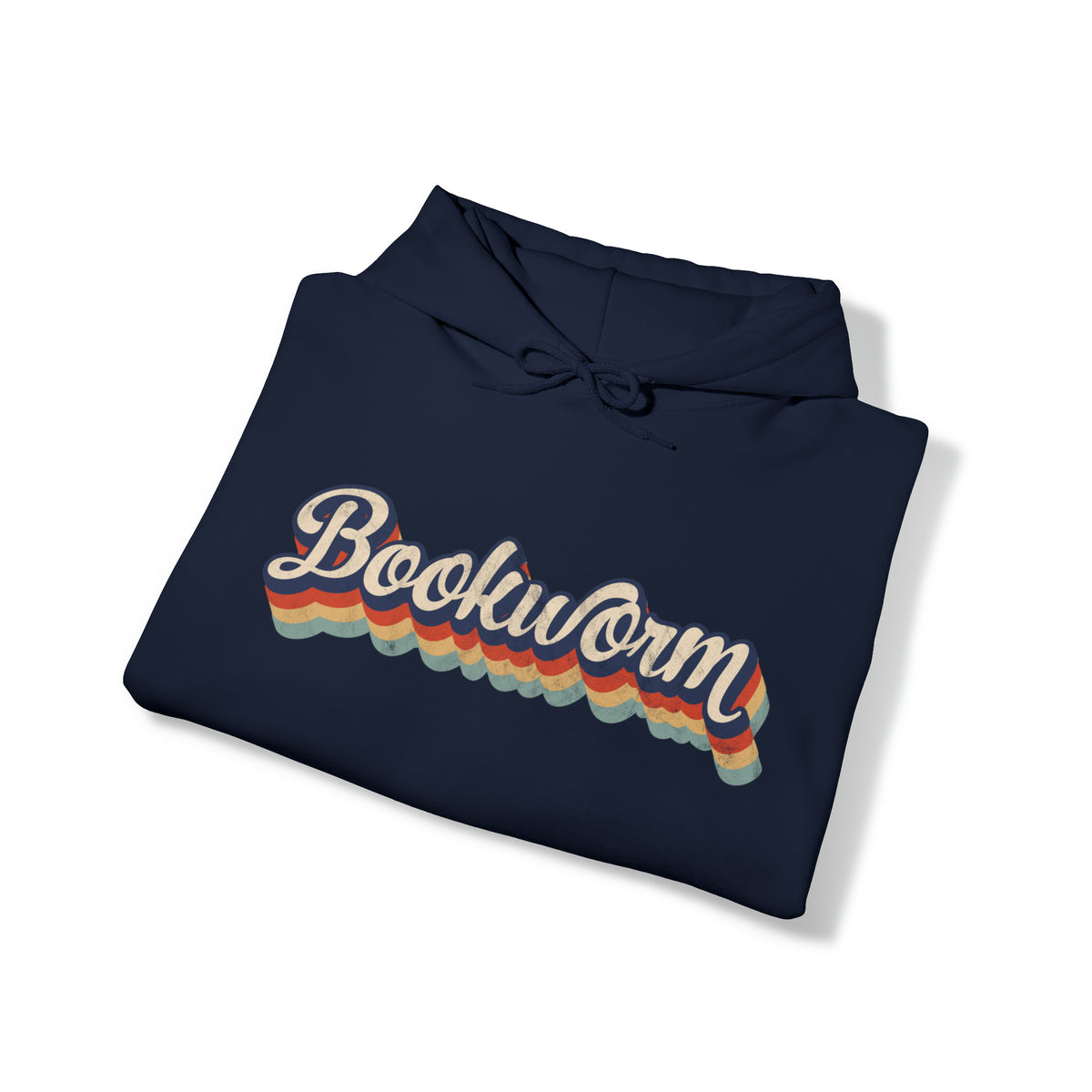 Retro Bookworm Book Lover Shirt | Bookish Gift | Unisex Hooded Sweatshirt