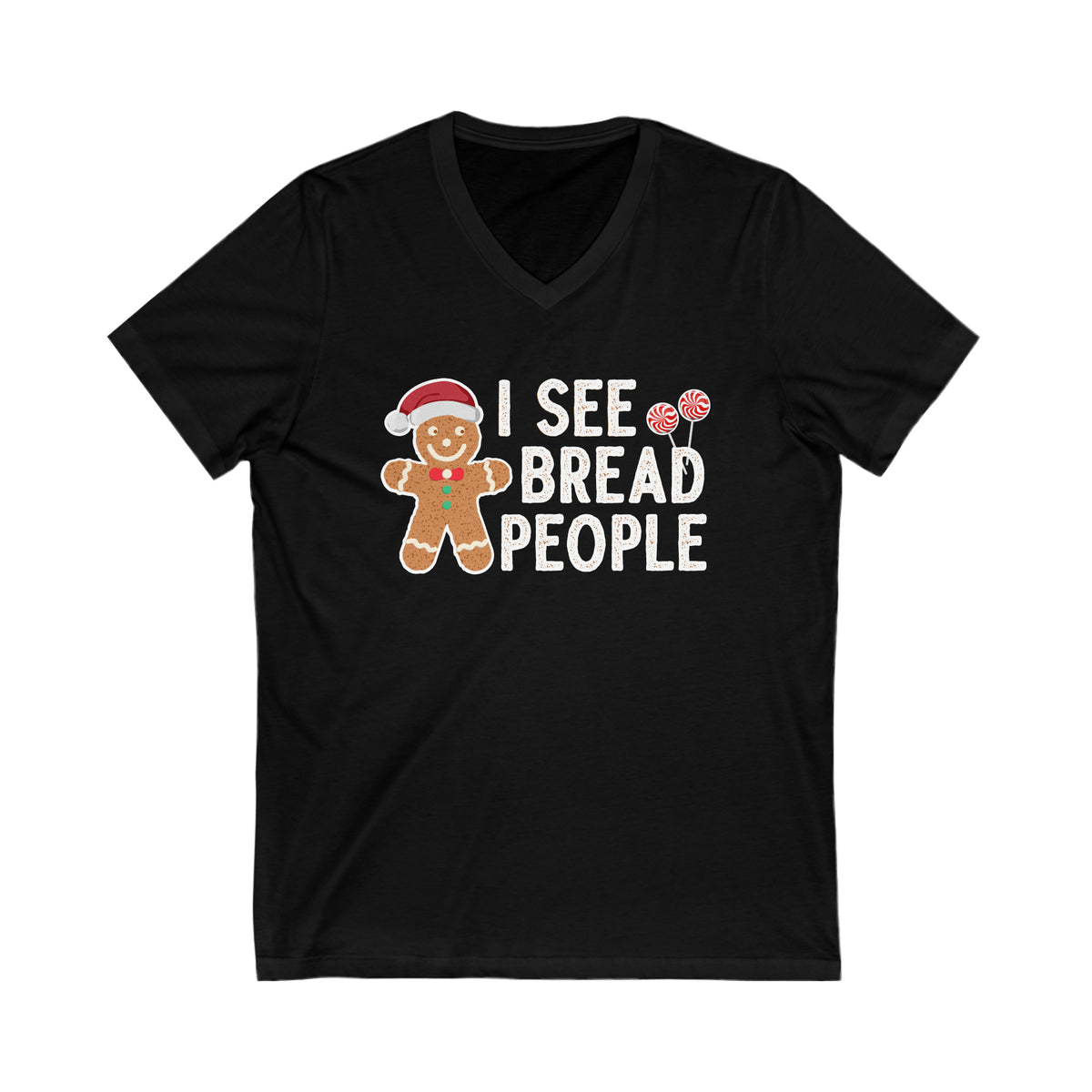 Gingerbread Cookies Funny Baking Shirt | Christmas Cookies Shirt | Unisex Jersey V-neck T-shirt