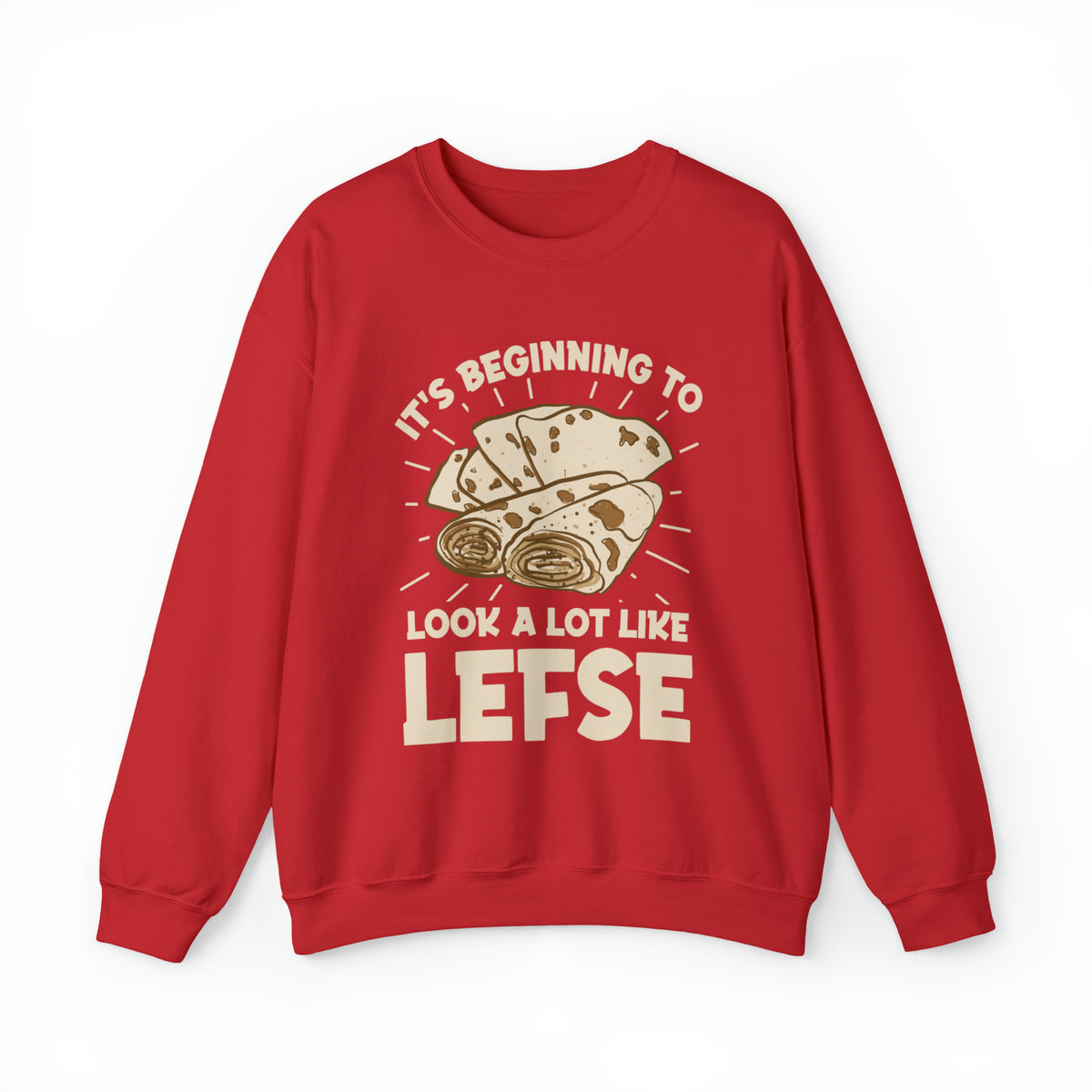 Norwegian Lefse Funny Holiday Baking Shirt | Baker Gift | Unisex Crewneck Sweatshirt