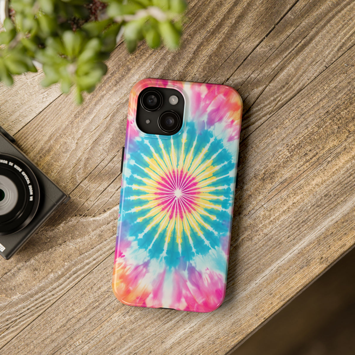 Tie Dye Boho Abstract Art iPhone 15 Case | iPhone 11 12 13 14 15 | Boho Art Gift  | Tough Phone Case