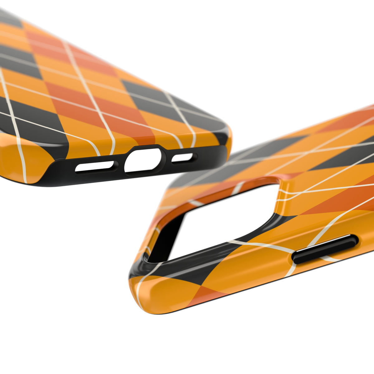 Argyle Halloween iPhone Case | iPhone 15 14 13 12 11 Phone Case | Halloween Gift | Tough Impact-resistant Phone Case