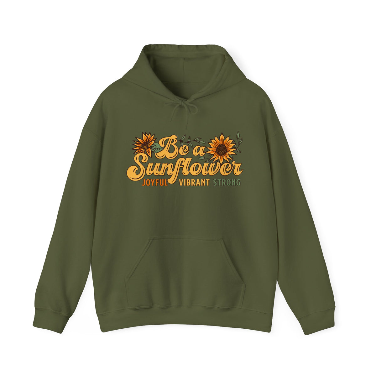 Be a Sunflower Girl Power Sunflower Shirt | Plant Lady Psychologist Gift | Unisex Hooded Sweatshirt