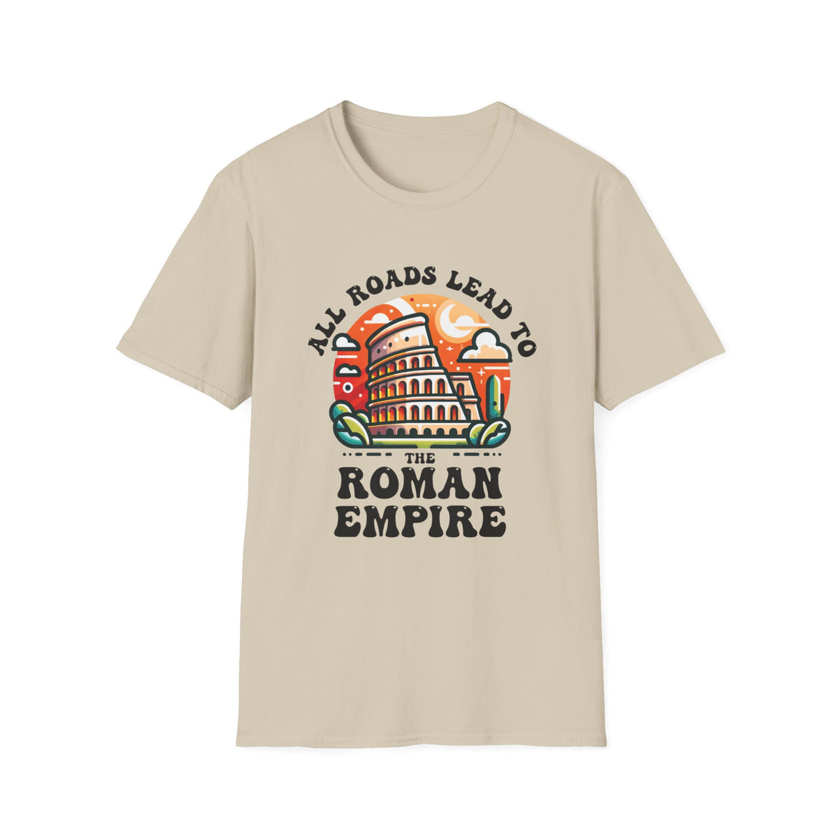 Funny Roman Empire Shirt | Italy Colosseum World Traveler Gift | Italian Rome Shirt | Unisex Soft Style T-shirt
