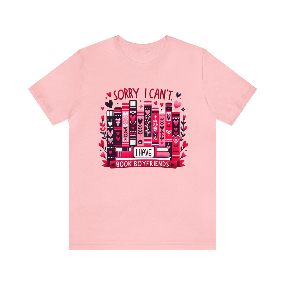 Book Boyfriend Valentines Day Shirt | Book Lover Shirt | Book Lover Valentine Gift For He | Unisex Jersey T-shirt