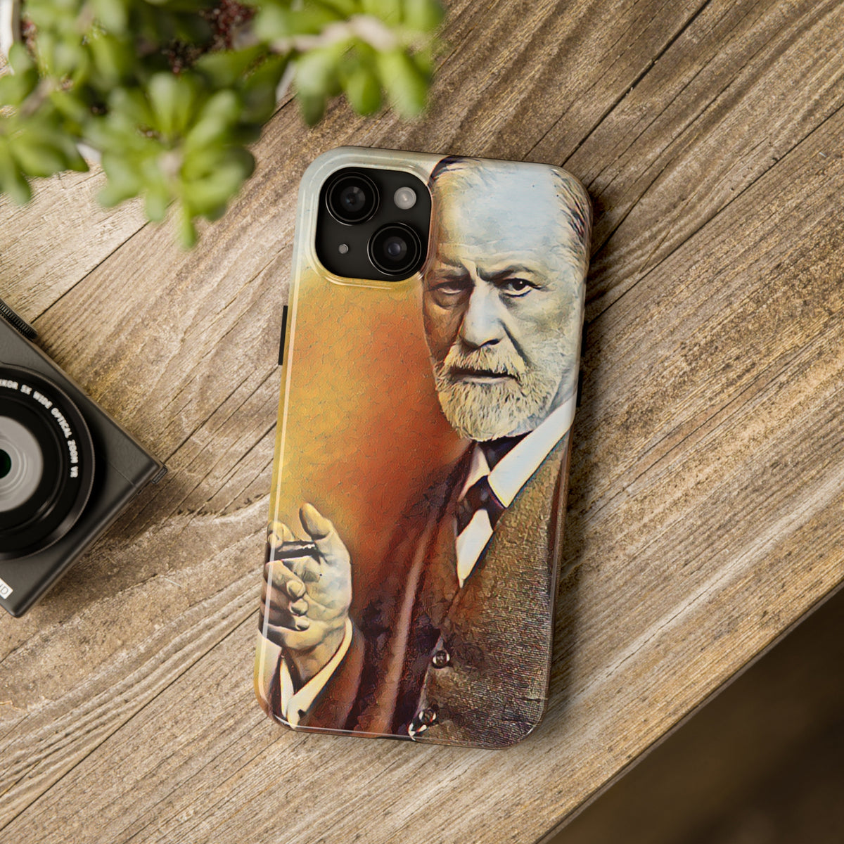 Vintage Freud iPhone 15 14 13 12 11 Case (all models) | Psychology Gift | Tough Phone Case