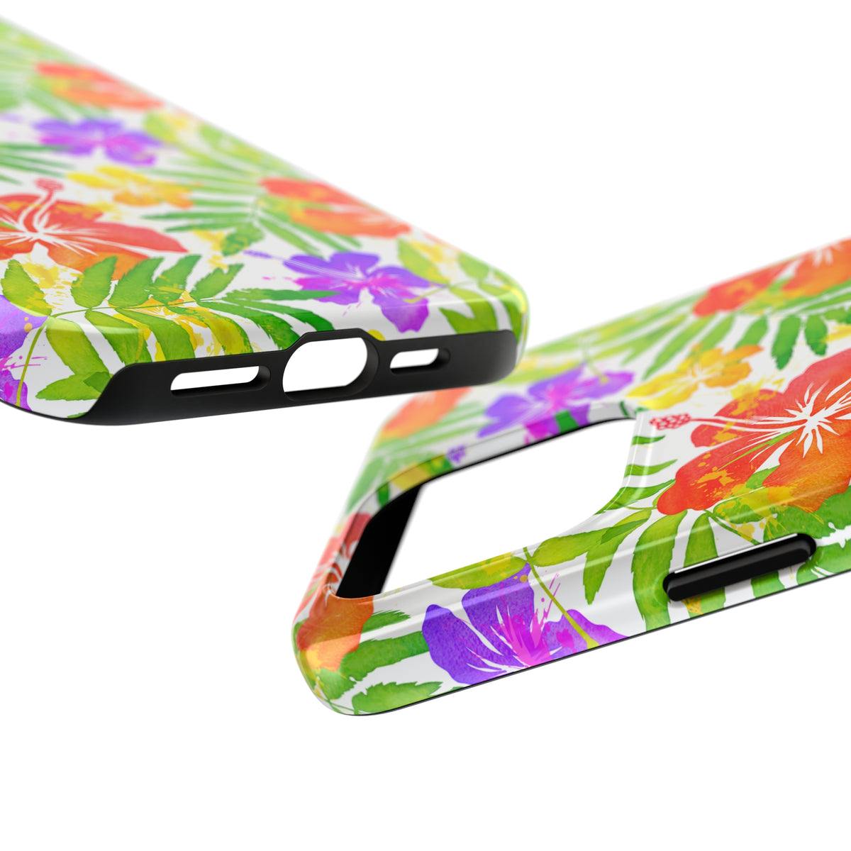 Tropical Beach Bum iPhone Case | iPhone 15 14 13 12 11 Phone Case | Hawaiian Flower Gift | Tough Impact-resistant Phone Case