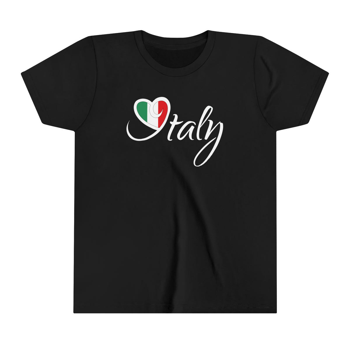 I Love Italy Travel Lover Wanderlust Shirt | Wanderlust Italian Travel Gift | Youth jersey t-shirt