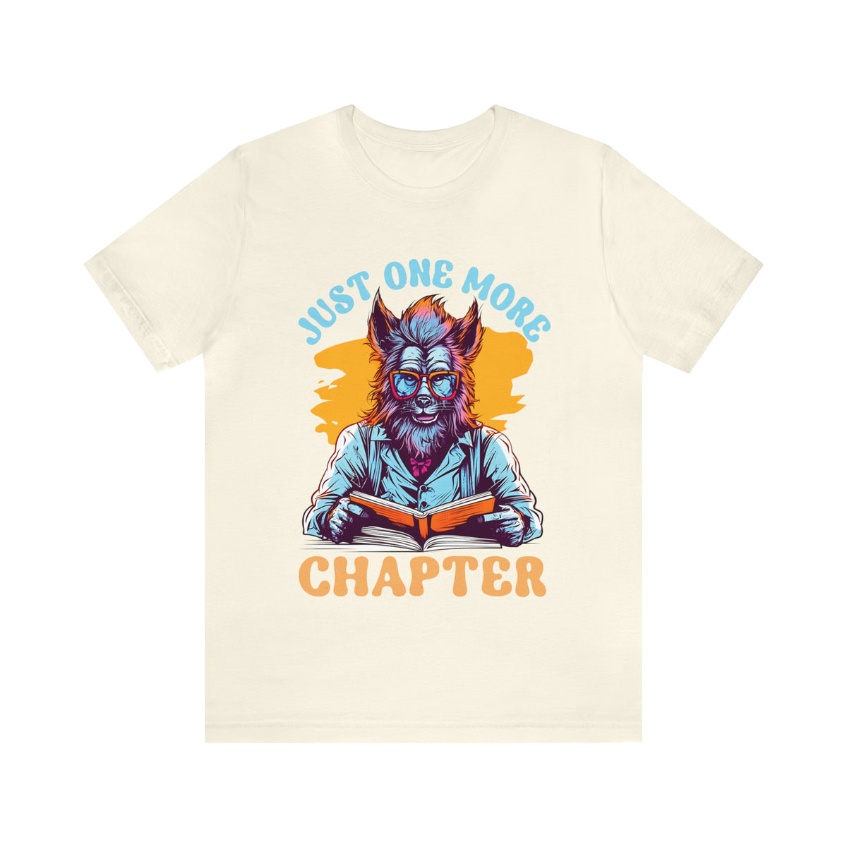 Just One More Chapter Werewolf Shirt | Halloween Book Shirt | Book Lover shirt | Book Lover Gift | Unisex Jersey T-shirt
