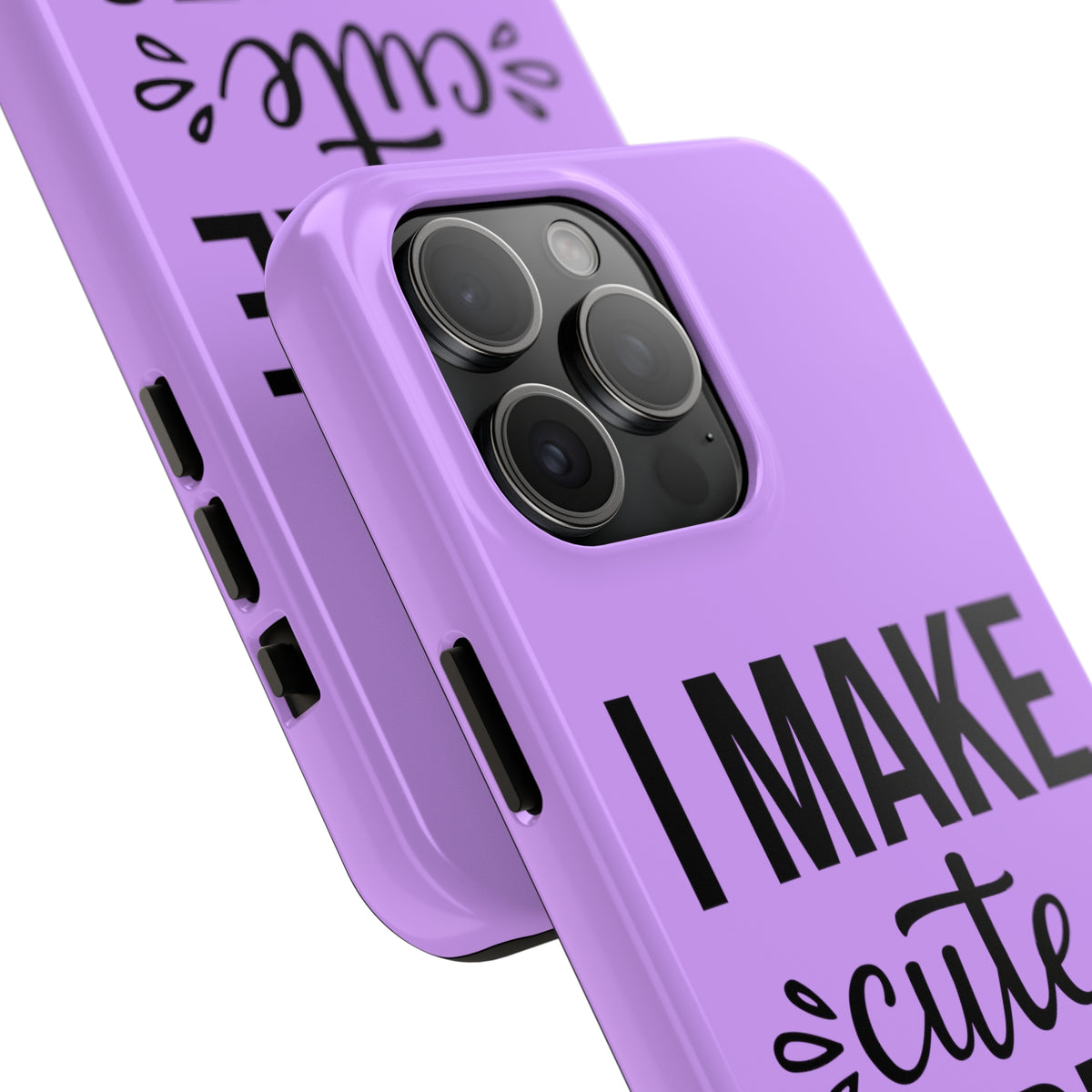 I Make Cute Babies iPhone 15 14 13 12 11 Case (all models) | Purple Mother's Day Gift | Tough Phone Case