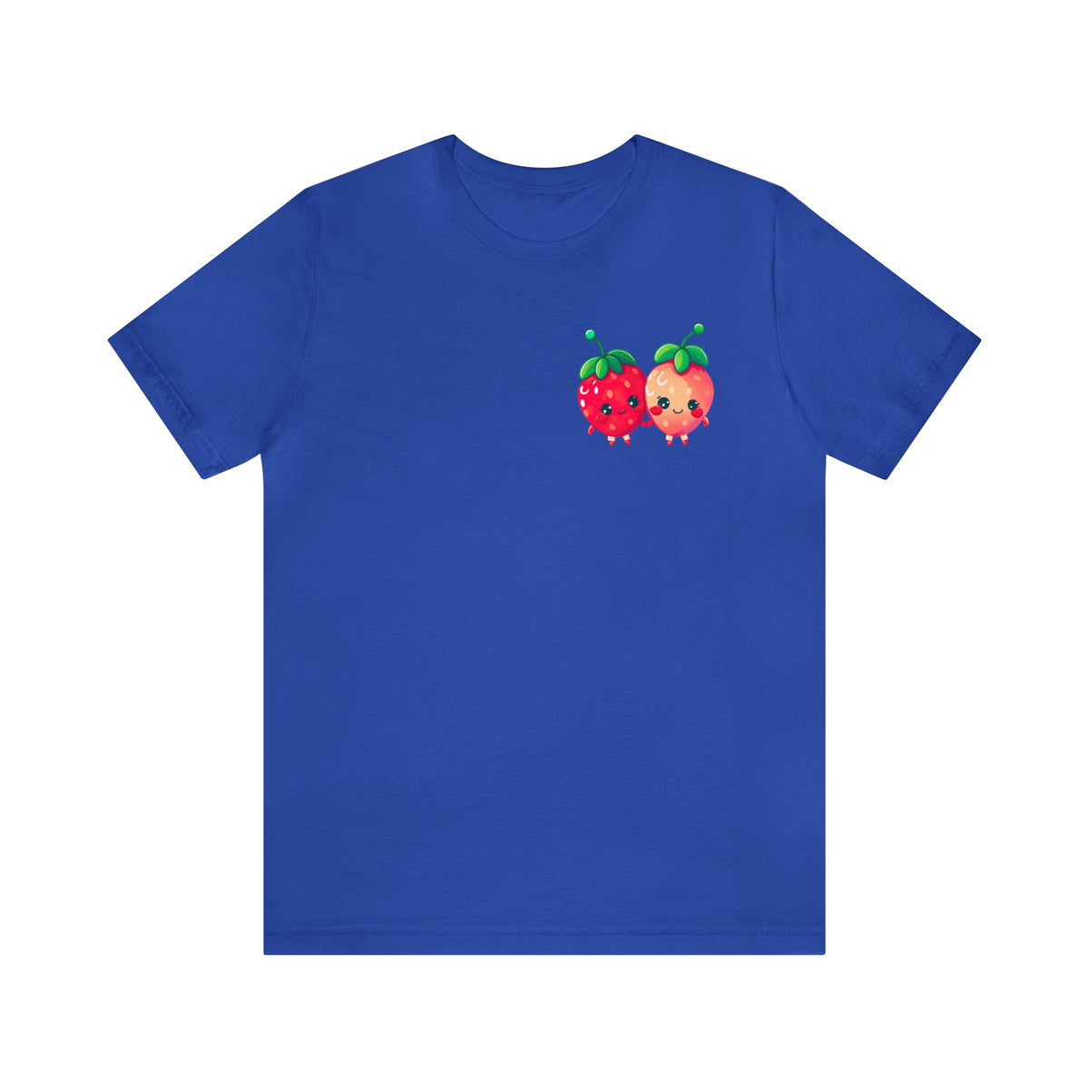 Cute Strawberry Shirt | Strawberry Pocket Tshirt | Aesthetic Fruit Shirt | Kawaii Shirt | Super Soft Unisex Jersey T-shirt