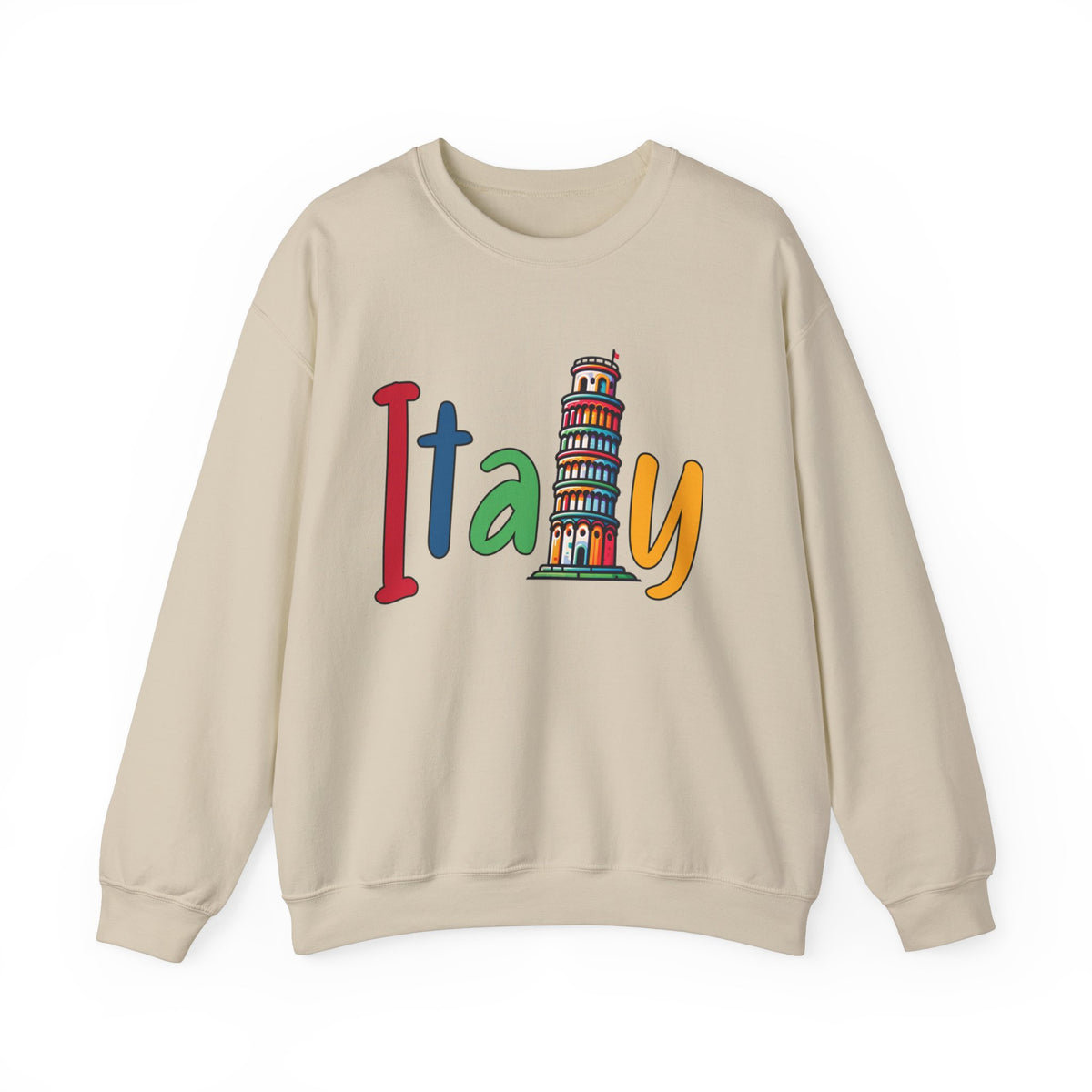 Cute Italy Trip shirt | Italy Vacation Shirt | World Traveler Italian Gift | Leaning Tower of Pisa | Unisex Crewneck Sweatshirt
