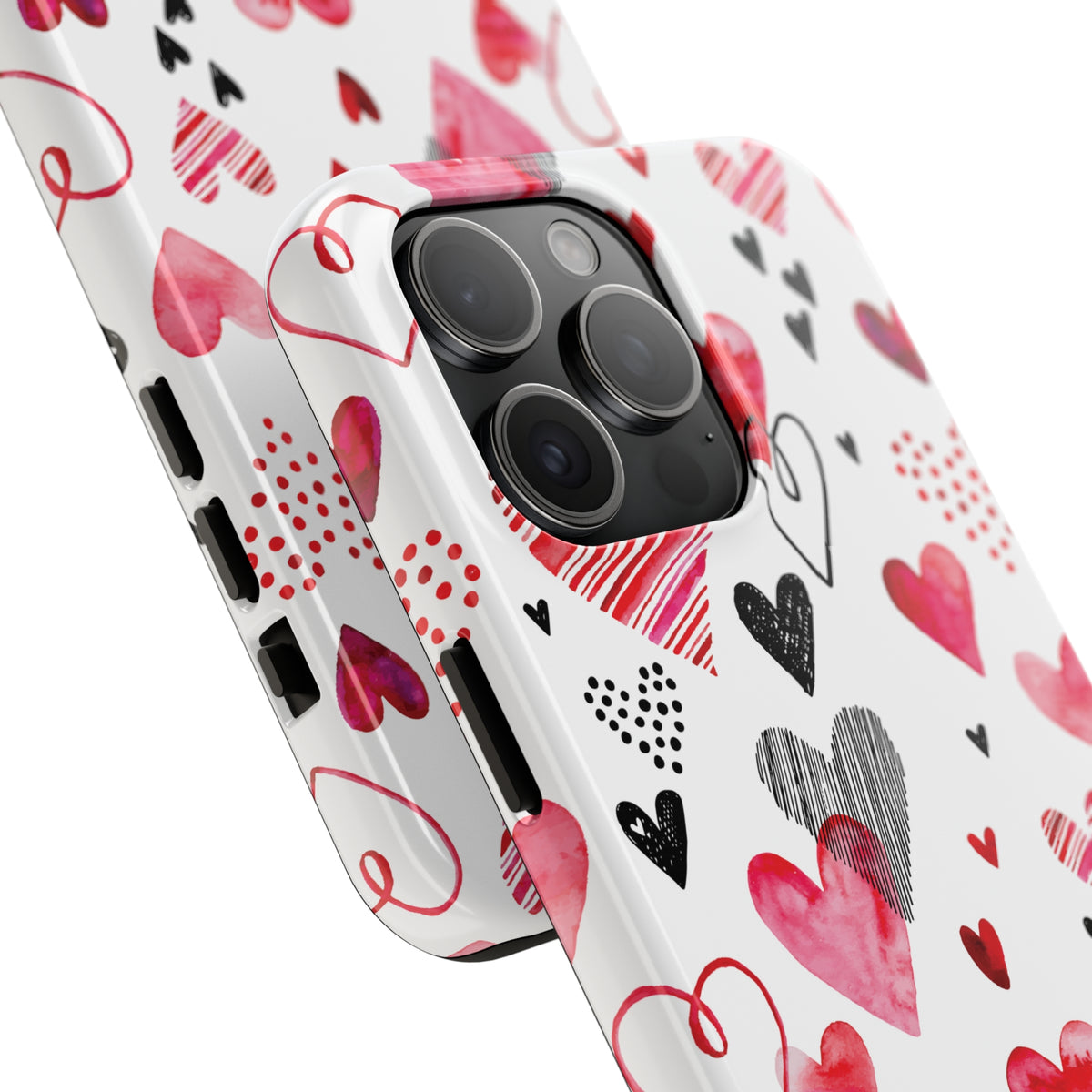 Valentine's Day Hearts iPhone 15 14 13 12 11 Case (all models) | Valentines Day Gift | Tough Phone Case