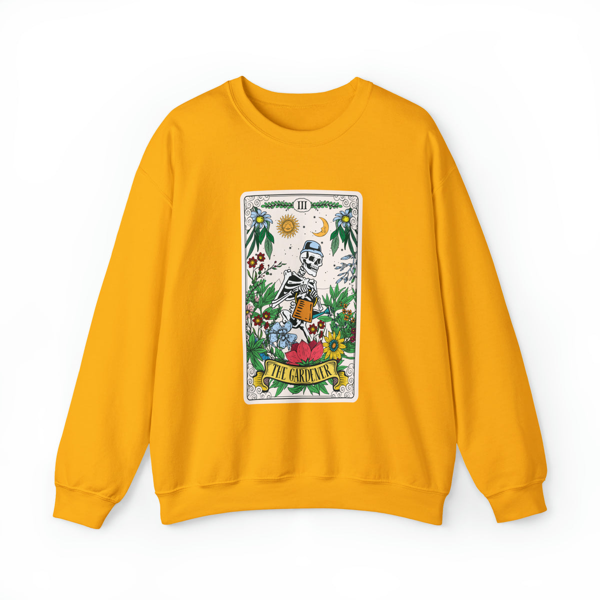 The Gardener Tarot Card Gardening Shirt | Tarot Card Gardener Gift | Unisex Crewneck Sweatshirt