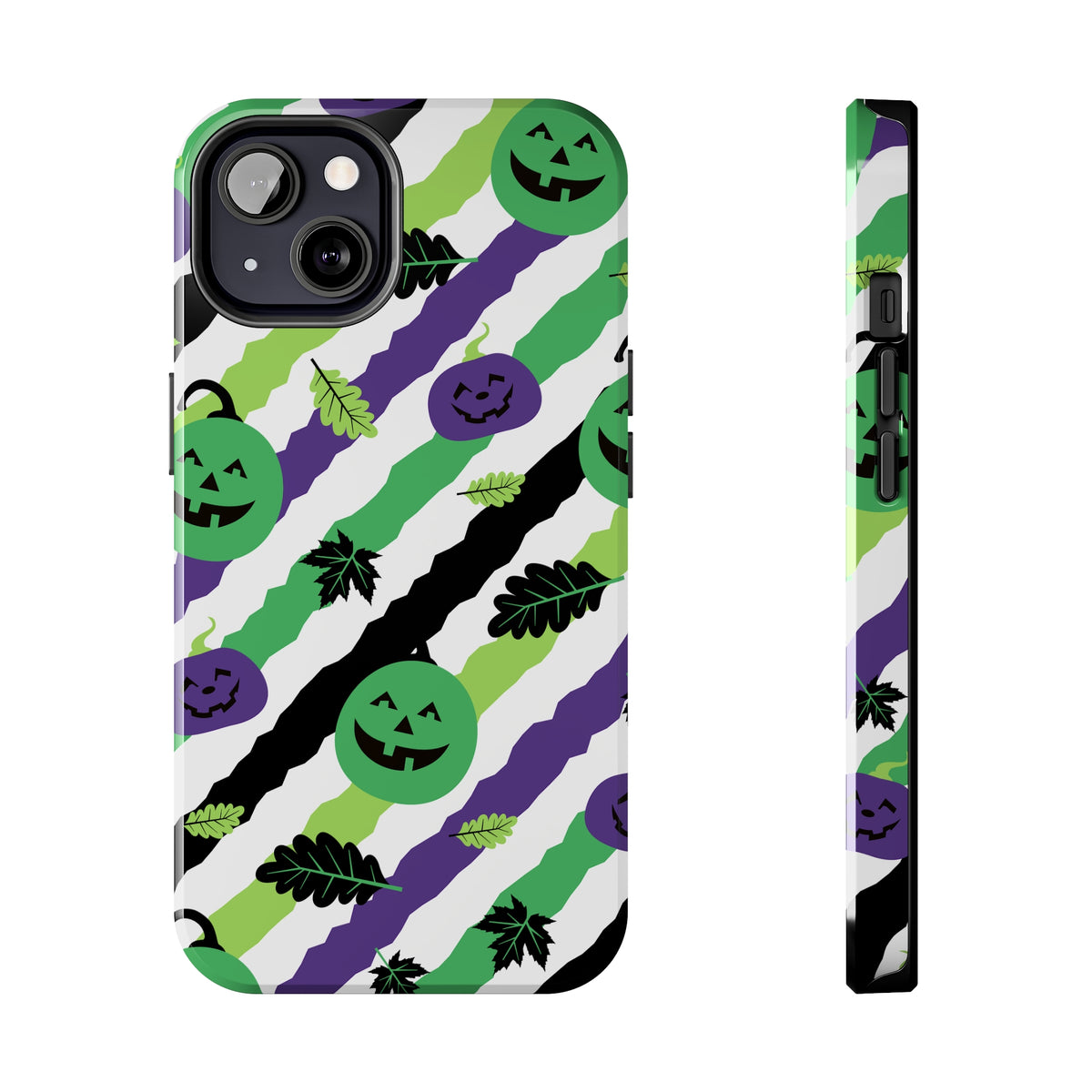 Halloween Pumpkins iPhone Case | iPhone 15 14 13 12 11 Phone Case | Halloween Gift | Tough Impact-resistant Phone Case