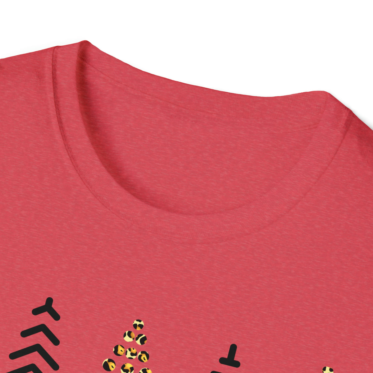 Tannenbaum Leopard Print Christmas Tree Shirt | German Christmas Gift | Unisex Softstyle T-Shirt