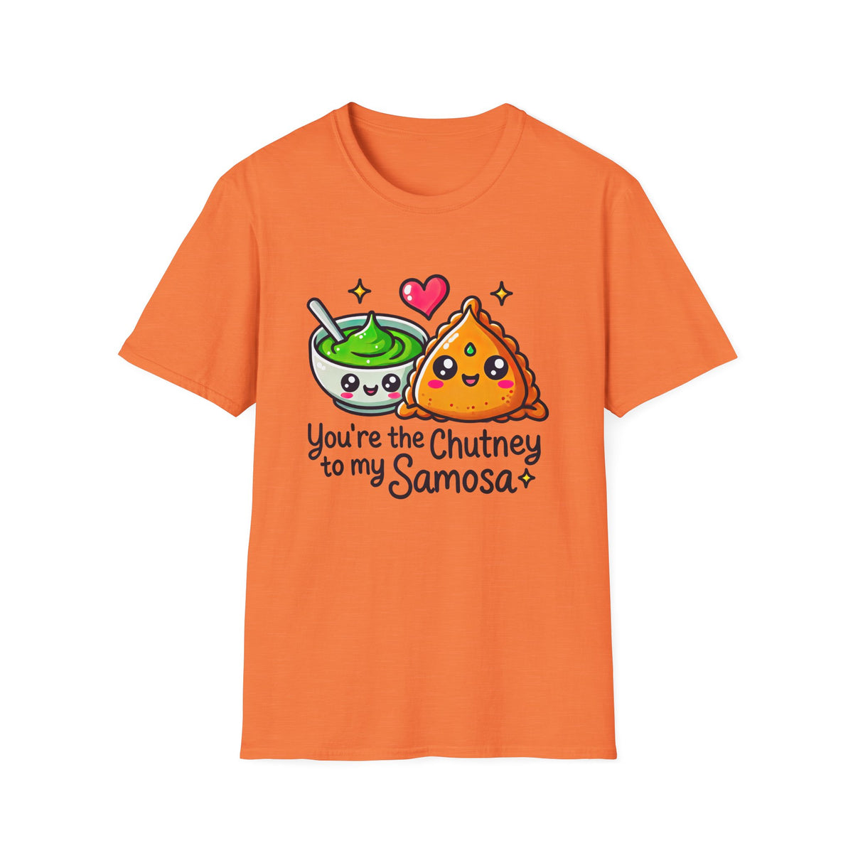 Chutney Samosas Funny Indian Food Shirt | Foodie Gift For Him |  Unisex Soft Style T-Shirt