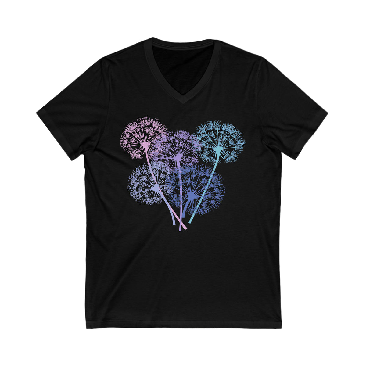 Dandelion Seeds Garden Aesthetic Shirt | Plant Lover Gift | Unisex V-neck T-shirt