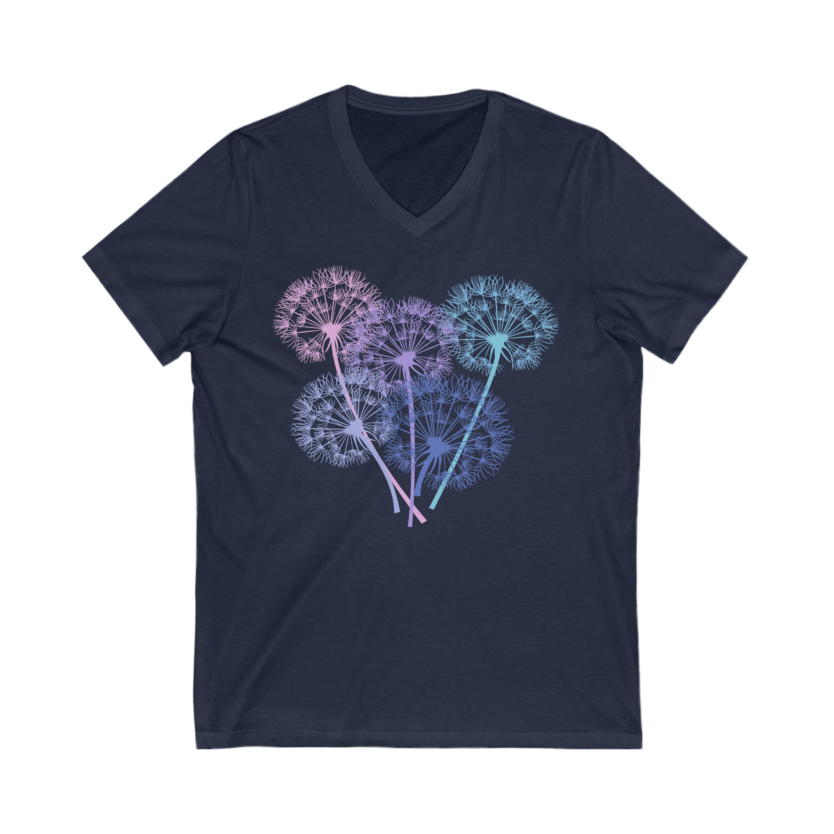 Dandelion Seeds Garden Aesthetic Shirt | Plant Lover Gift | Unisex V-neck T-shirt