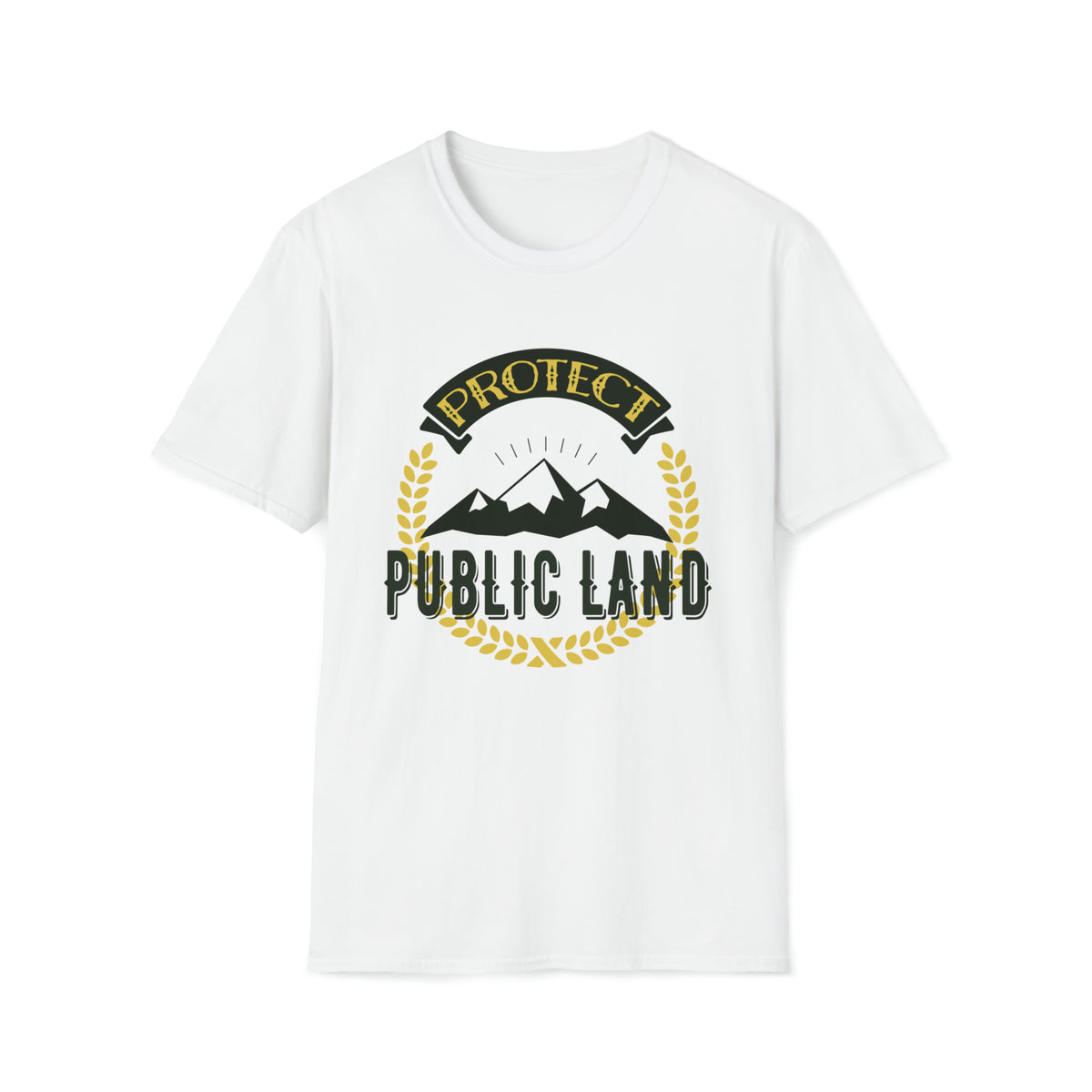 Protect Public Land National Parks Shirt | Camping Gift | Unisex Softstyle T-Shirt