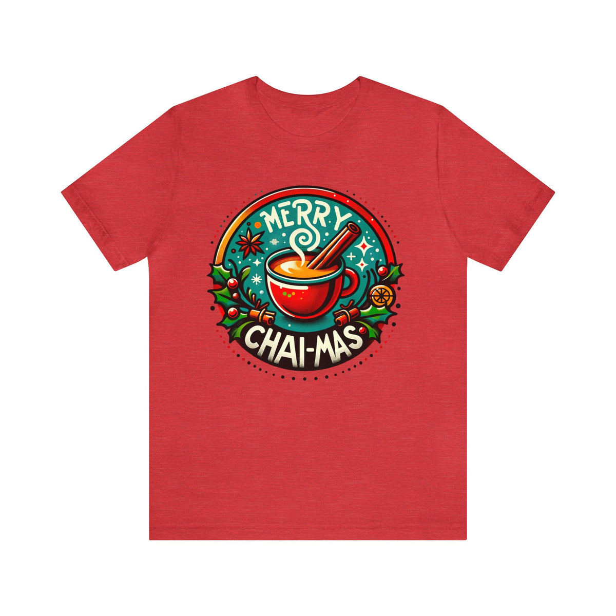 Merry Chai-mas Chai Lover Christmas Shirt | Chai Tea Gift | Christmas Chai | Unisex Jersey T-shirt