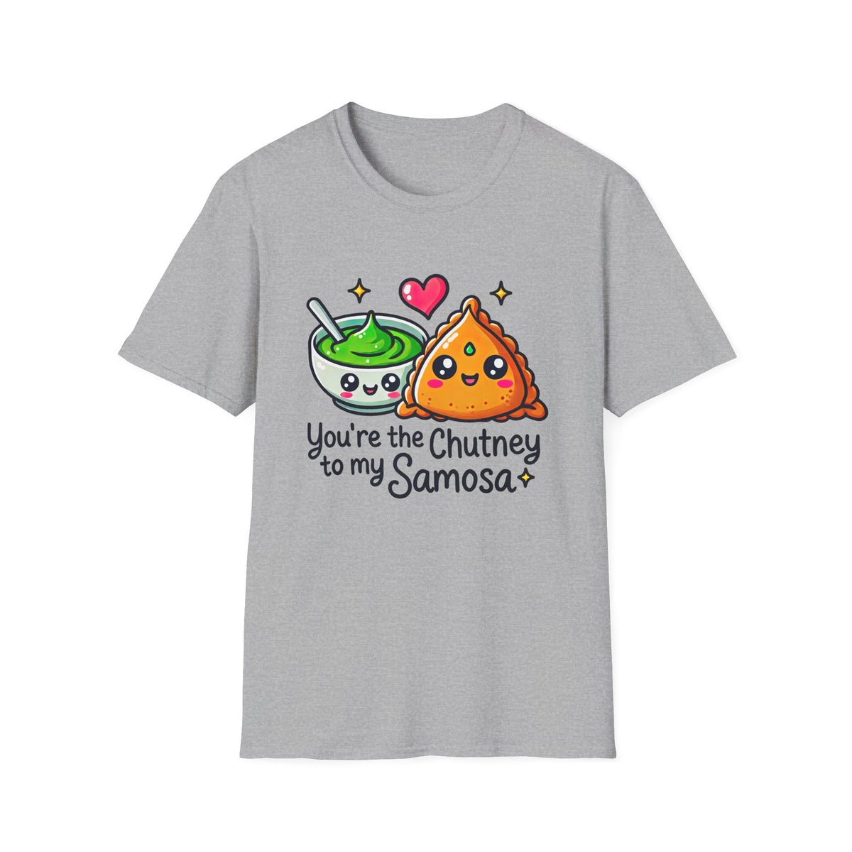 Chutney Samosas Funny Indian Food Shirt | Foodie Gift For Him |  Unisex Soft Style T-Shirt