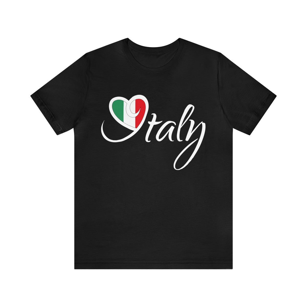I Love Italy Travel Lover Wanderlust Shirt | Wanderlust Italian Travel Gift | Unisex Jersey T-shirt
