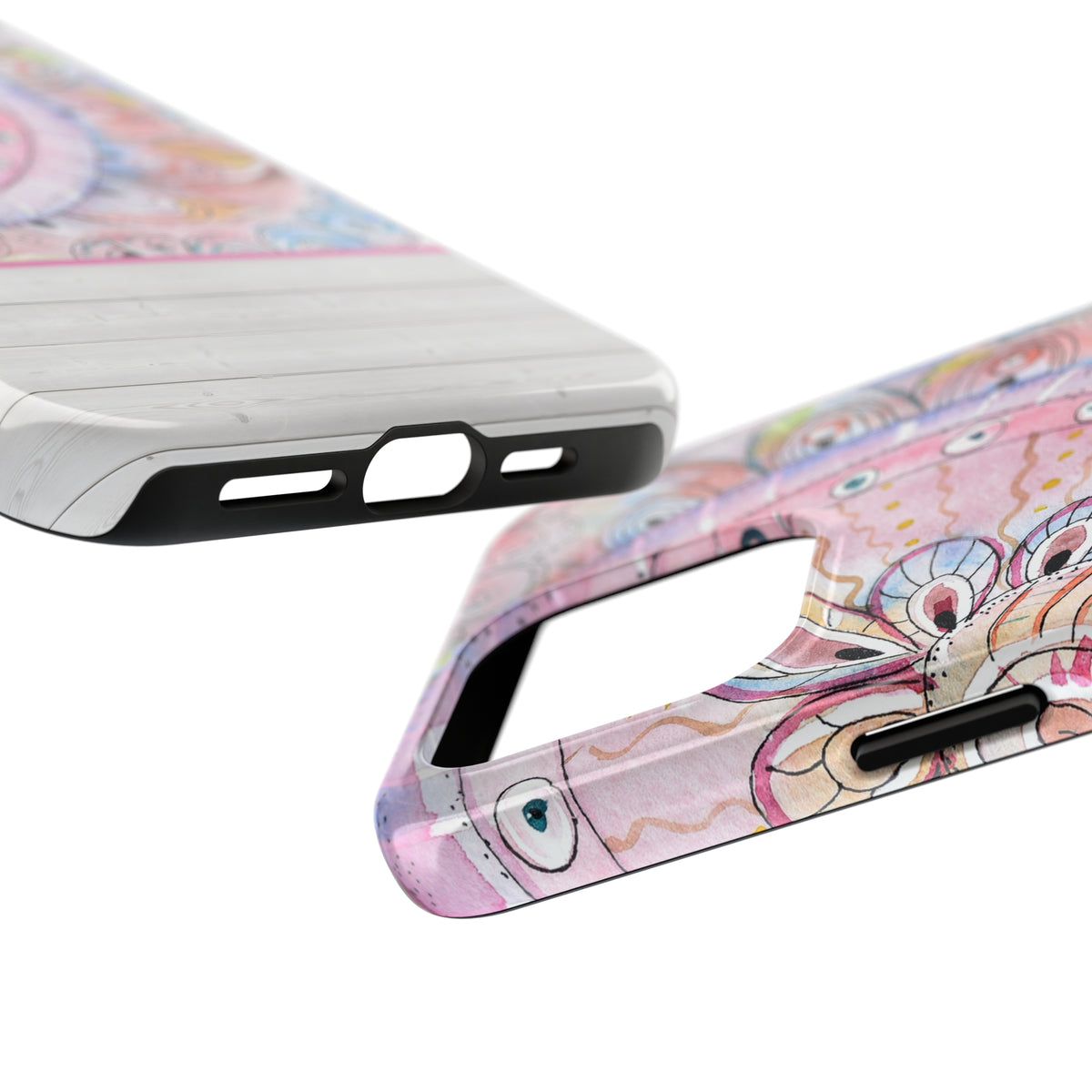 Pink Boho Mandala iPhone 15 Case | iPhone 11 12 13 14 15 Case | Yoga Lover Gift | Tough Phone Case