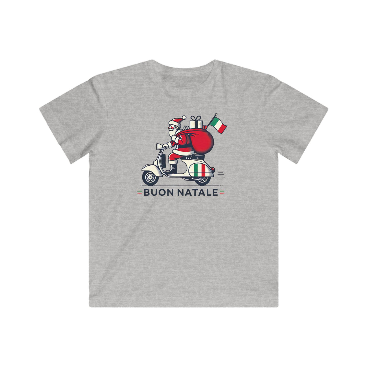 Buon Natale Italian Santa Christmas Shirt | Funny Marry Christmas Shirt | Italy Gift For Her | Kids Fine Jersey Tee