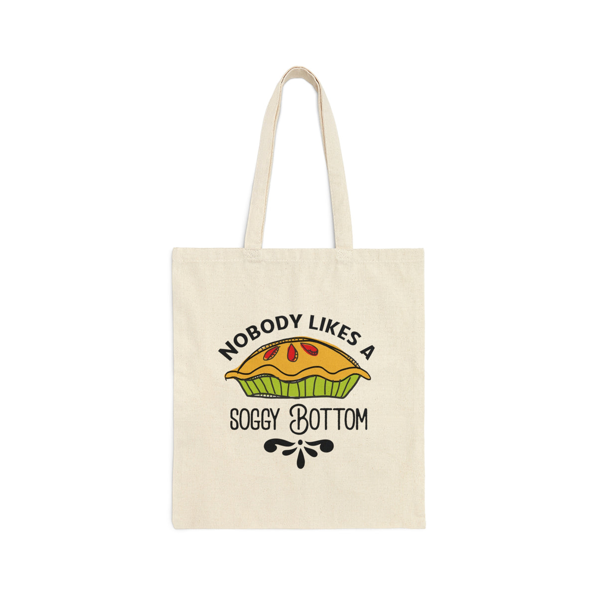 Soggy Bottom British Baking Tote Bag | Baker Gifts | Canvas Tote Bag