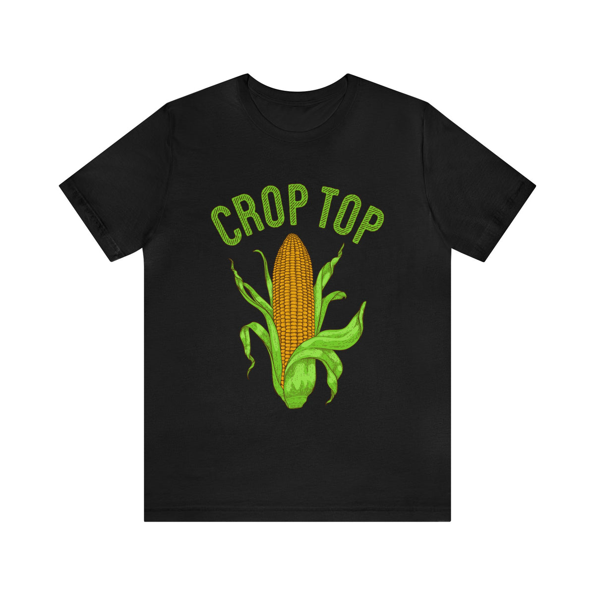 Corn Crop Top Funny Farming Shirt | Corn Gift For Her | Unisex Jersey T-shirt
