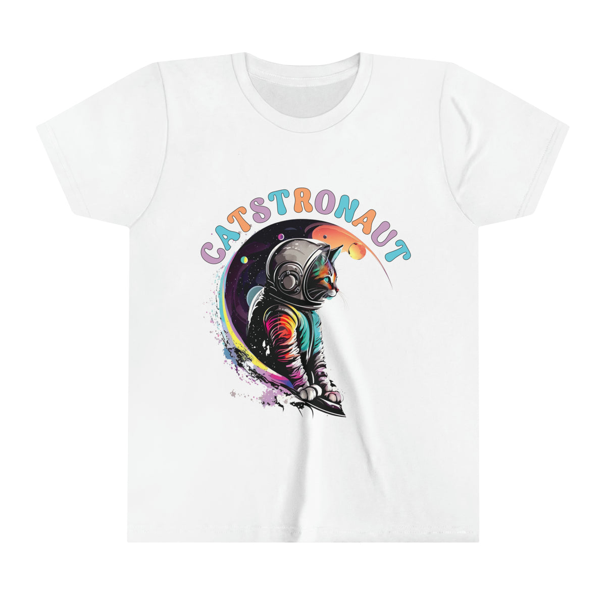 Catstronaut Funny Cat Shirt |Astronaut Shirt | Cat In Space Shirt | Cat Lover Gift | Nerd Gift | Youth Jersey T-shirt