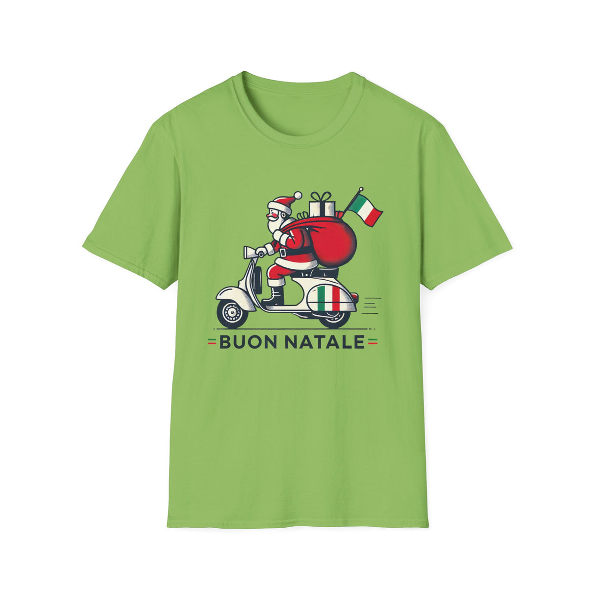 Buon Natale Italian Santa Christmas Shirt | Funny Marry Christmas Shirt | Italy Gift For Her |  Unisex Soft Style T-Shirt