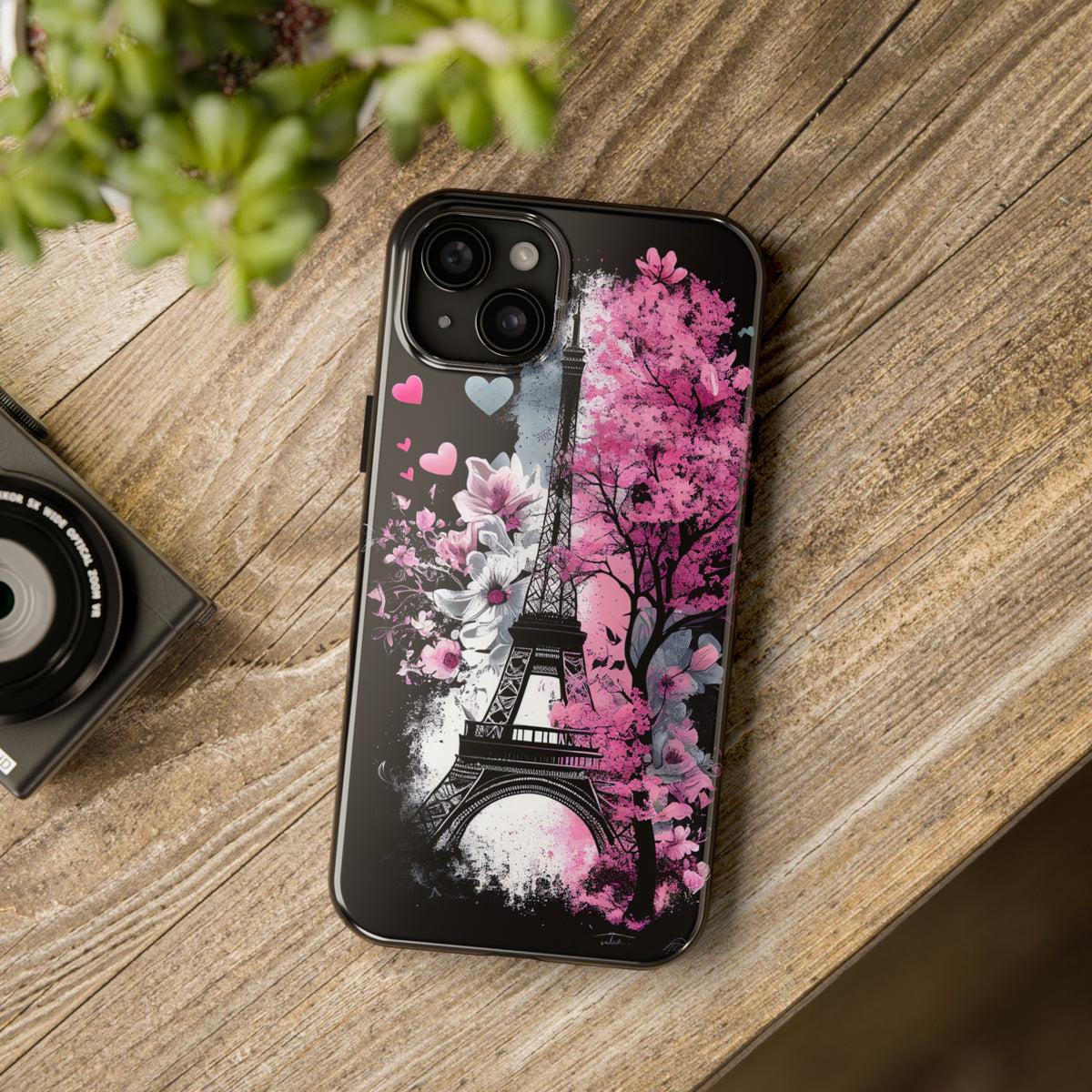 Eiffel Tower Paris iPhone Case | iPhone 15 14 13 12 11 Phone Case  | Bisou Paris Gifts | Tough Impact-resistant Phone Case