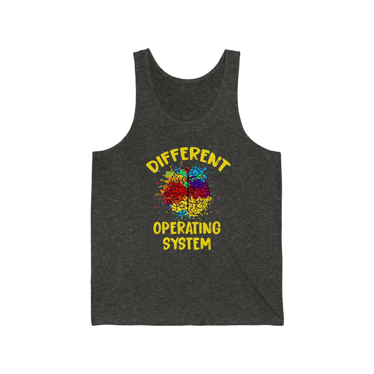 Different Operating System Autism Shirt | Autism Awareness Gift | Unisex Jersey Tank Top