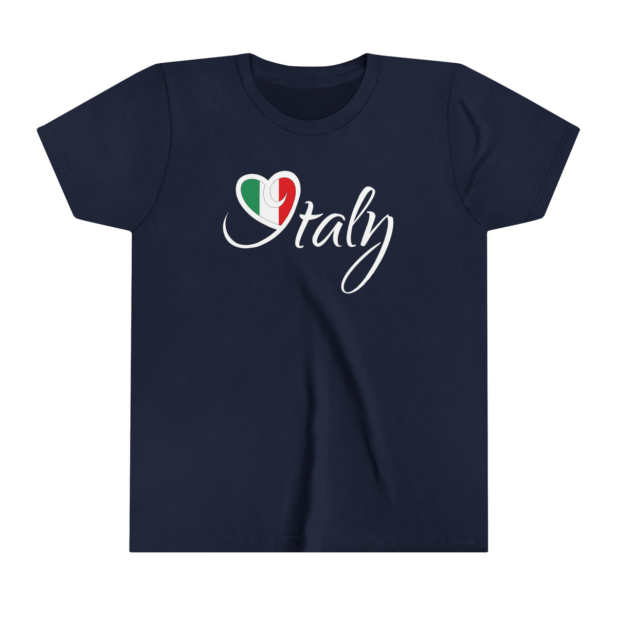 I Love Italy Travel Lover Wanderlust Shirt | Wanderlust Italian Travel Gift | Youth jersey t-shirt