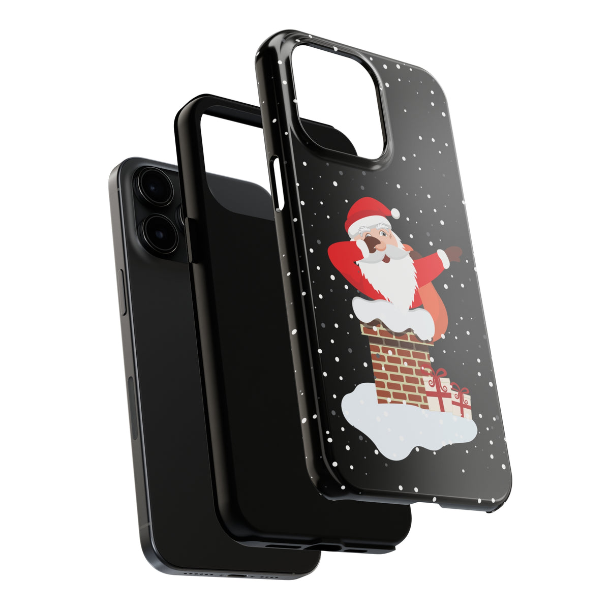 Dabbing Santa Christmas iPhone 15 Phone Case | iPhone 11 12 13 14 15 Case | Funny Christmas Gift | Tough hone Case