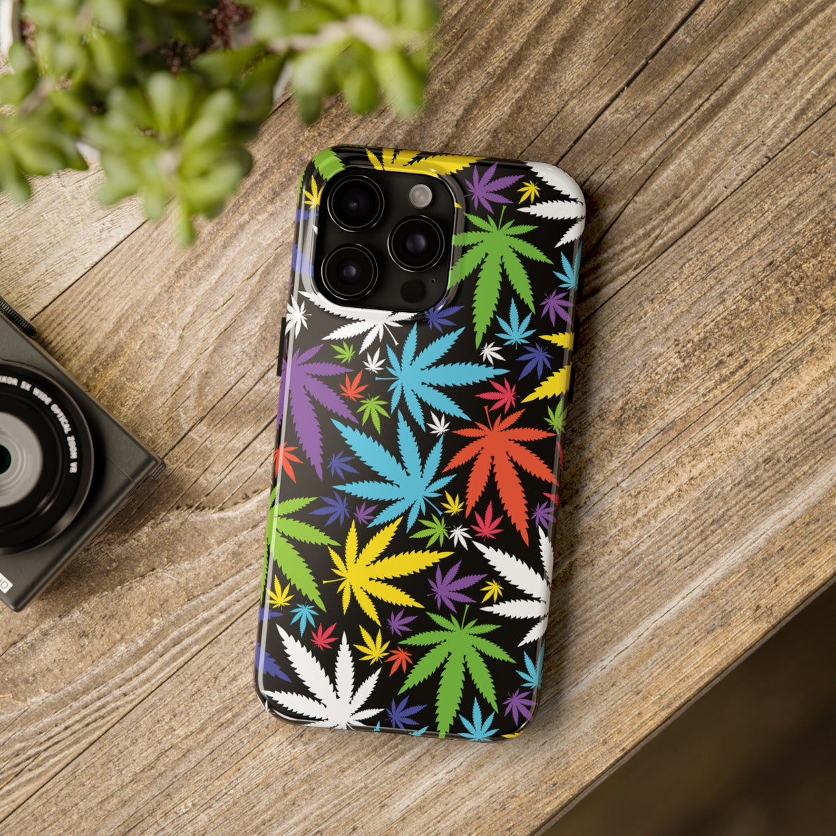 Neon Weed iPhone 15 14 13 12 11 Case (all models) 