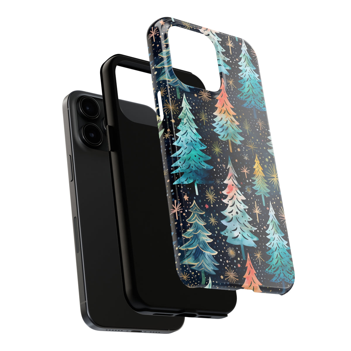 Christmas phone case iPhone 15 pro max | Christmas Tree iPhone 11 12 13 14 15 case | Tough Impact-resistant Phone Case
