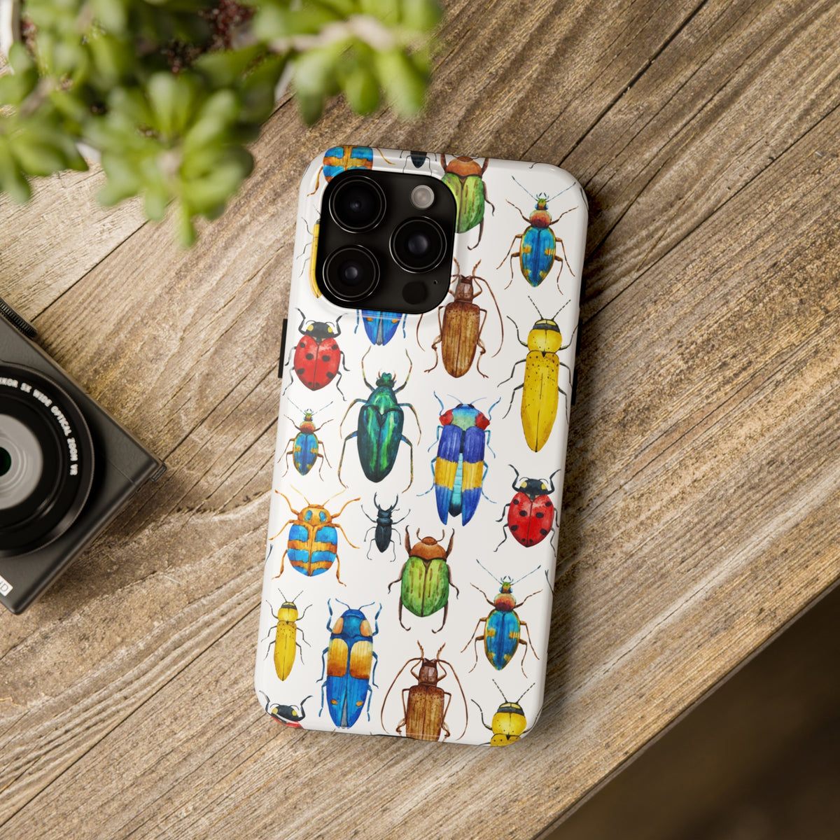 Insects Bug Art iPhone 15 14 13 12 11 X Case (all models)