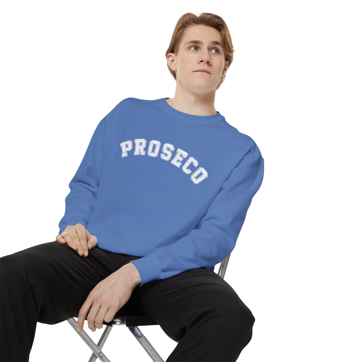 Proseco Italian Shirt | Funny Italian Food Shirt | Italy Lover Gift | Unisex Garment-Dyed Sweatshirt