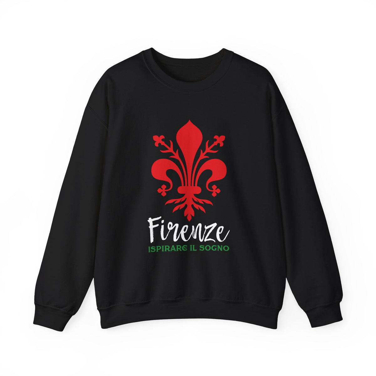 Florence Italy Fleur de Lis Sweatshirt | Italy Lover Italian Gift | Unisex Crewneck Sweatshirt