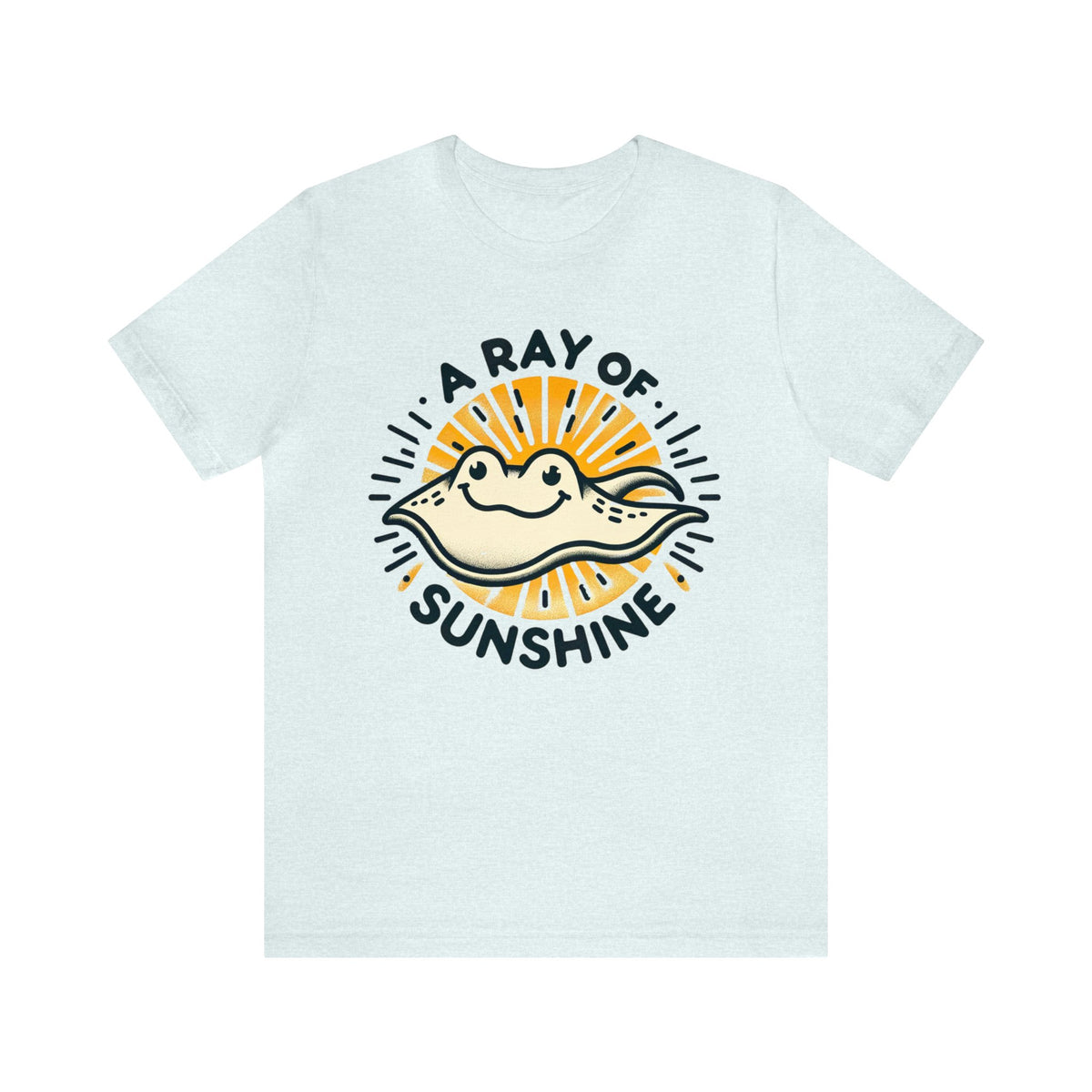 A Ray of Sunshine Cute Stingray Shirt | Surfer Shirt | Ocean Lover Gift  Unisex Jersey T-shirt