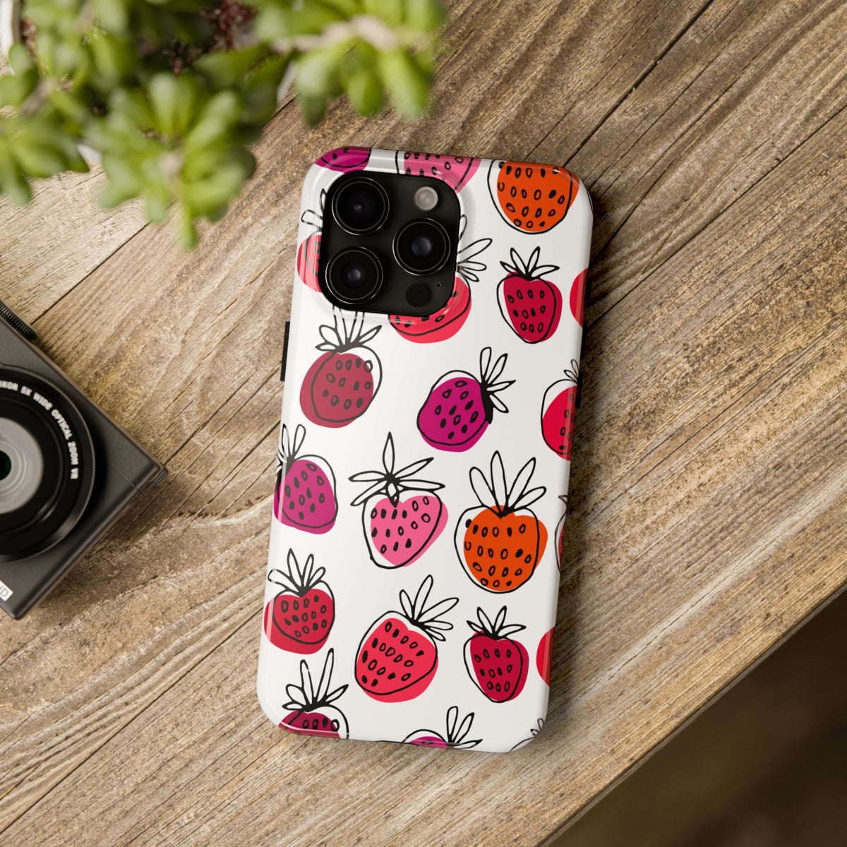Strawberries iPhone 15 Phone Case | iPhone 11 12 13 14 15 (all models